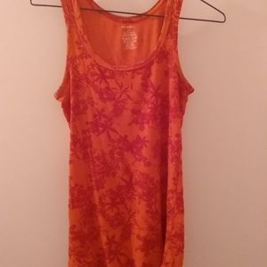 Orange tank top